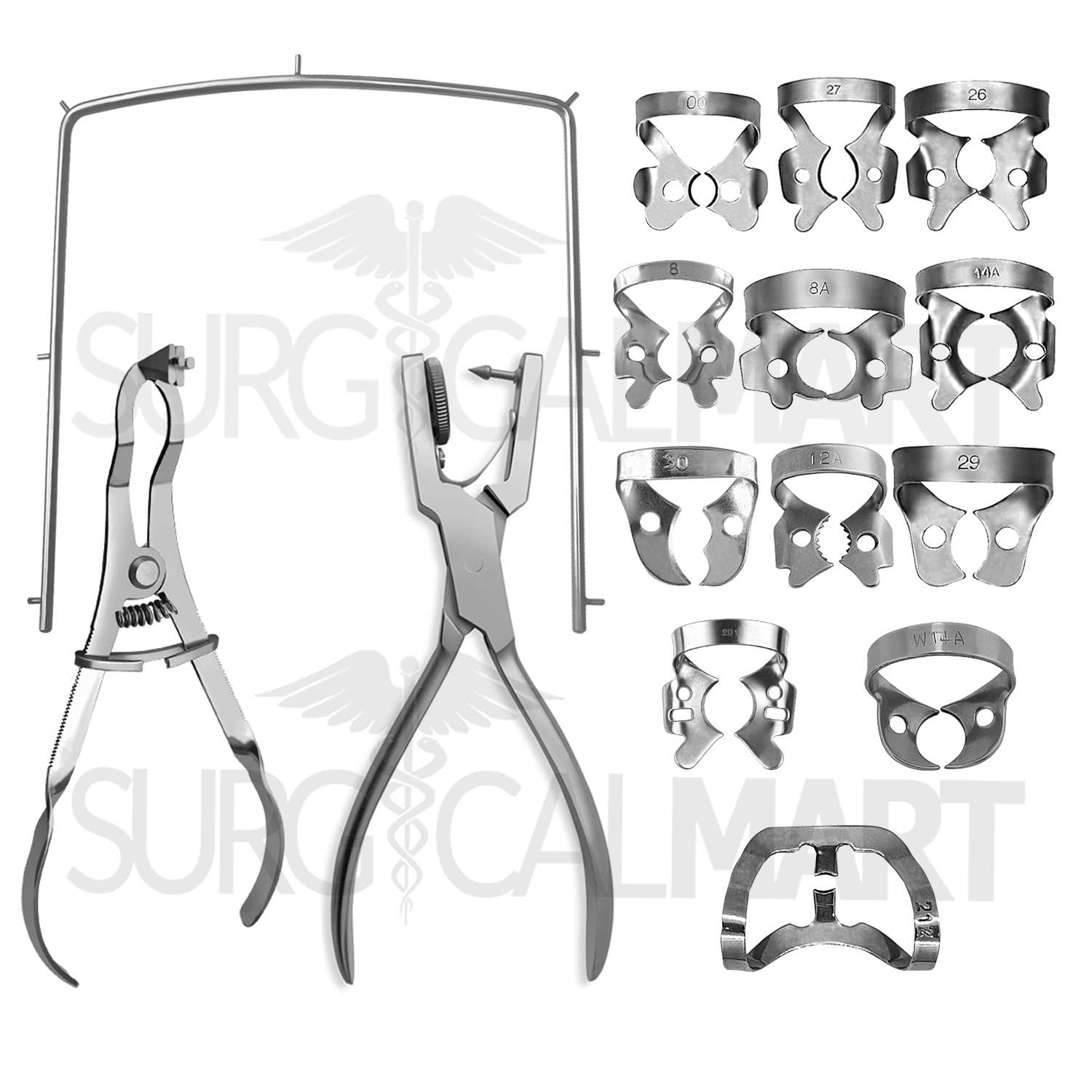 15-pcs-basic-rubber-dam-set-surgicalmart