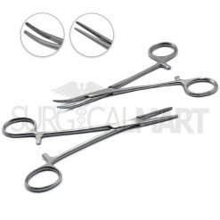2pcs-kelly-hemostat-forceps-5-5-straight-curved-surgicalmart