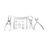 11 Assorted Orthodontic Dental Instruments Set