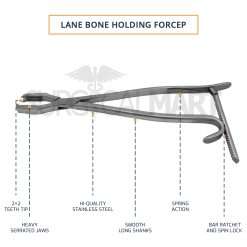 lane-bone-holding-forceps-with-ratchet-features-surgicalmart