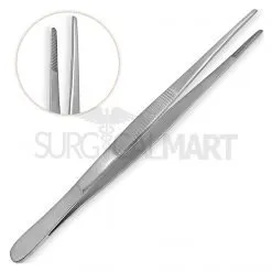 thumb-dressing-forceps-tweezer-serrated-12-straight-surgicalmart