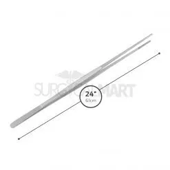 thumb-forceps-long-food-tongs-aquarium-tweezer-24-straight-size-surgicalmart