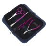 4pc-manicure-set-with-travel-case-hot-pink-surgicalmart