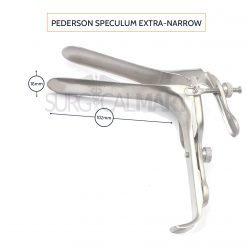 pederson-vaginal-speculum-extra-narrow-small-surgicalmart-dimension