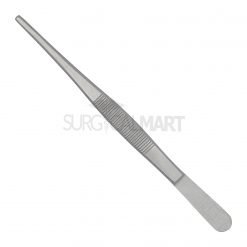 thumb-dressing-forceps-tweezer-serrated-tip-straight-surgicalmart (1)