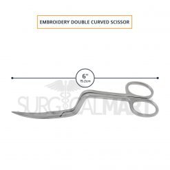pro-bent-handle-double-curved-embroidery-scissors-6inch-size-surgicalmart