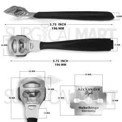 foot-callus-shaver-10-blades-black-surgicalmart (1)