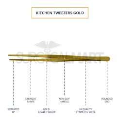 kitchen-cooking-tongs-10-straight-tip-gold-features-surgicalmart