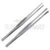kitchen-tweezer-tongs-2pcs-set-12-silver-straight-round-tip-surgicalmart