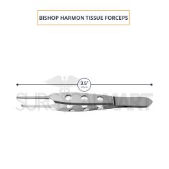bishop-harmon-tissue-forceps-3-5-standard-0.7mm-1x2-teeth-size-surgicalmart