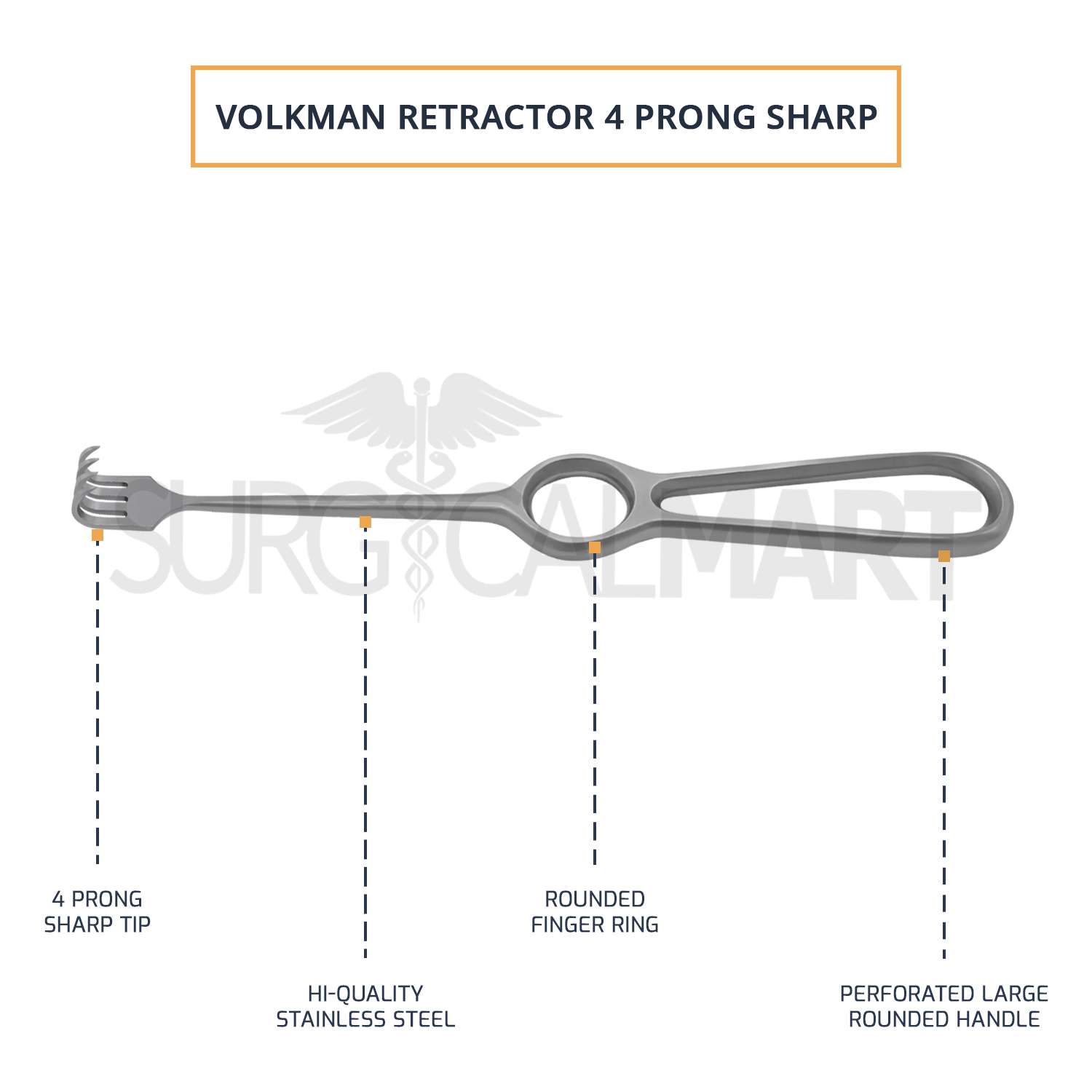 volkman-retractor-8-5-sharp-4-prongs-features-surgicalmart
